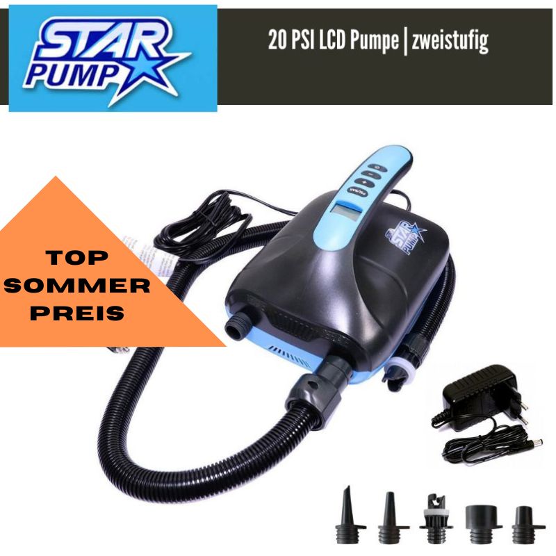 Star Pump 8 | 20 PSI DUAL SUP Pumpe | 12V - SUP GARAGE