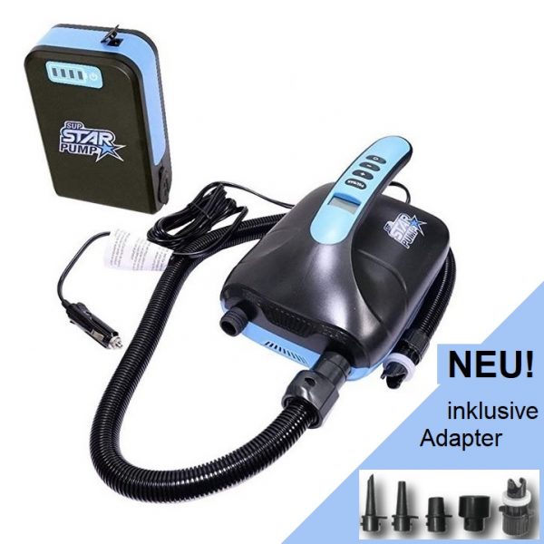 Star Pump 20 PSI 12V SUP Set (Pumpe mit Akku) SUP GARAGE