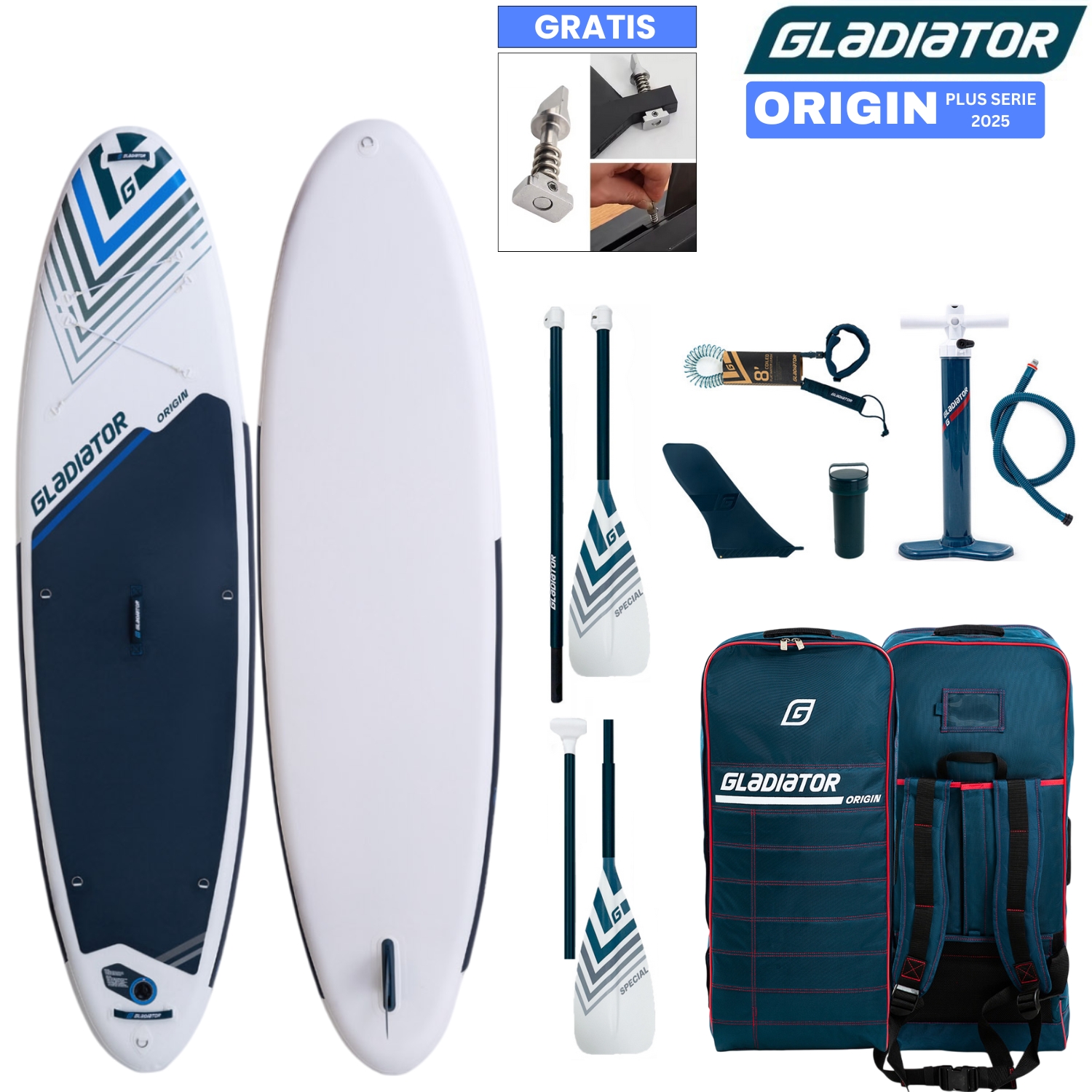 Gladiator Origin 10.8 SC SUP Gladiator SUP Origin 10.8 SC (328x86x15cm) | Allround | PLUS SERIE 2025 – Bild 1