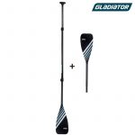 Gladiator PRO Carbon HYBRID Kajak Paddle | 2-in-1 | 4-teilig