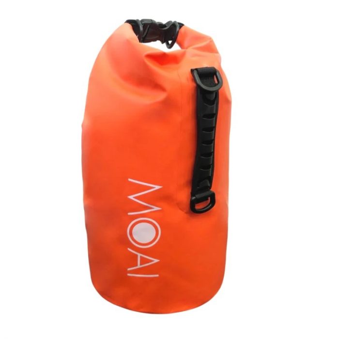MOAI  Premium SUP Drybag | wasserdichter Rucksack  | 10 L | orange – Bild 2