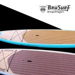BruSurf Snapdragon 12.6 x 29 Bambus Hardboard SUP (380x74cm) – Bild 3