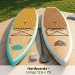 BruSurf Snapdragon 12.6 x 29 Bambus Hardboard SUP (380x74cm)
