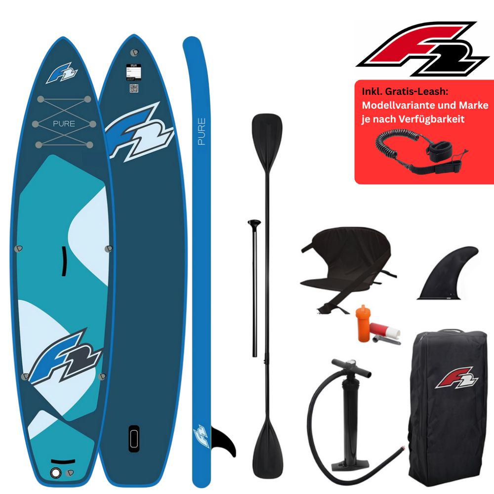 F2 Pure 11.6 2026 Cruiser SUP – 350x85x15 cm | inkl. Kajak Zubehör
