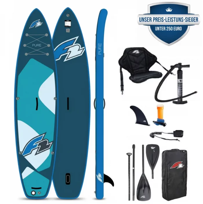 F2 Pure 11'5" 2026 Cruiser SUP – 350x85x15 cm | inkl. Kajakzubehör – Bild 2