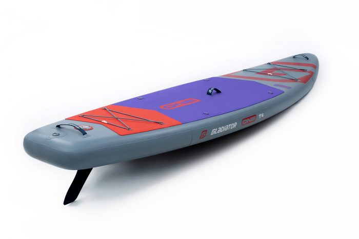 Gladiator One 11.4 Cruiser SUP Board Set 2026 (345x81x15cm) | grey – Bild 5