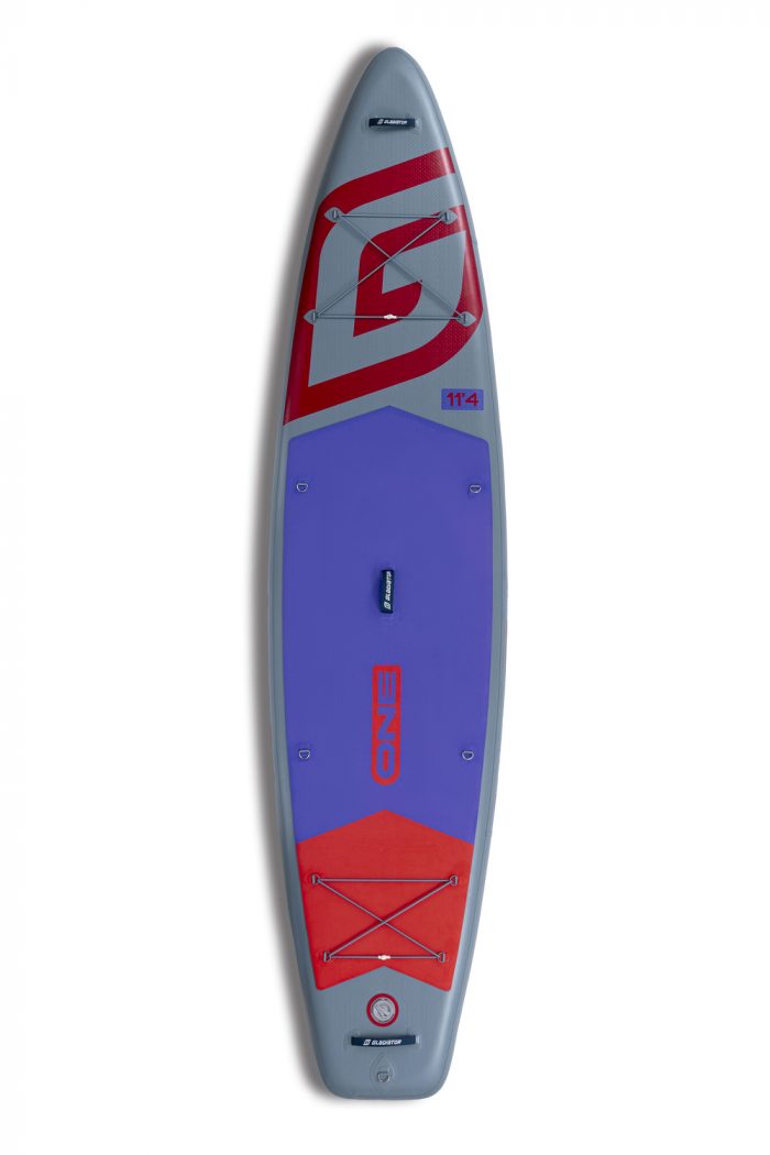 Gladiator One 11.4 Cruiser SUP Board Set 2026 (345x81x15cm) | grey – Bild 2