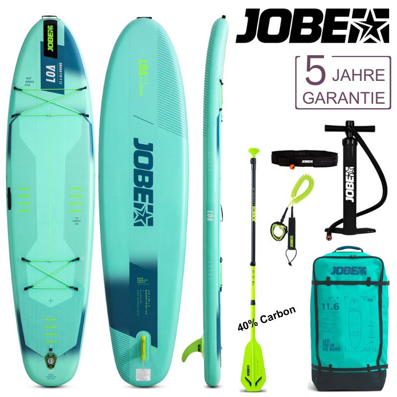 JOBE LOA 11.6 SUP BOARD 2025 JOBE LOA 11.6 Touring Set (350x84x15cm) 2026 | blue | 5 Jahre Garantie – Bild 1
