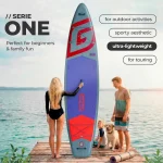 Gladiator One 11.4 Cruiser SUP Board Set 2026 (345x81x15cm) | grey – Bild 2