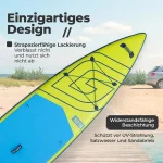 Gladiator One 11.4 Cruiser SUP Board Set 2026 (345x81x15cm) | lime – Bild 5