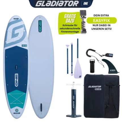 Gladiator One 10.8 Allround SUP Board Set 2026 (325x86x15cm)