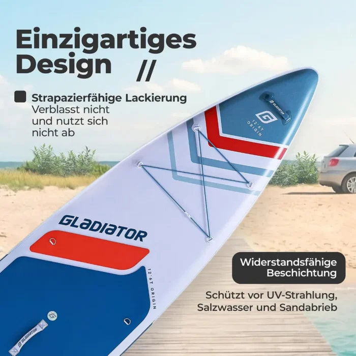Gladiator Origin 12.6T Touring SUP 2026 (380x81x15cm) – Bild 6