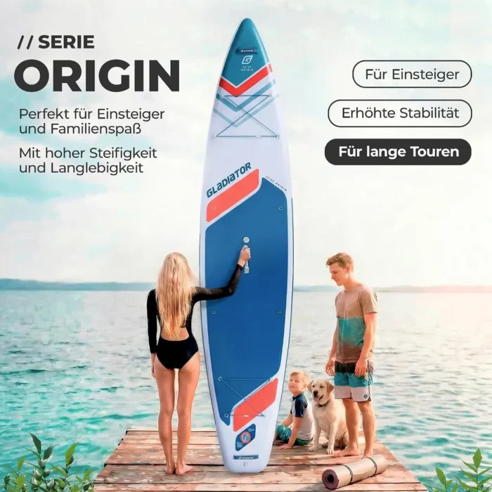 Gladiator Origin 12.6T Touring SUP 2026 (380x81x15cm) – Bild 7