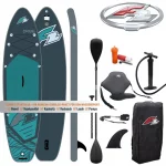 F2 Drive 11'5" 2026 Cruiser SUP – 350x85x15 cm | inkl. Kajakzubehör | petrol