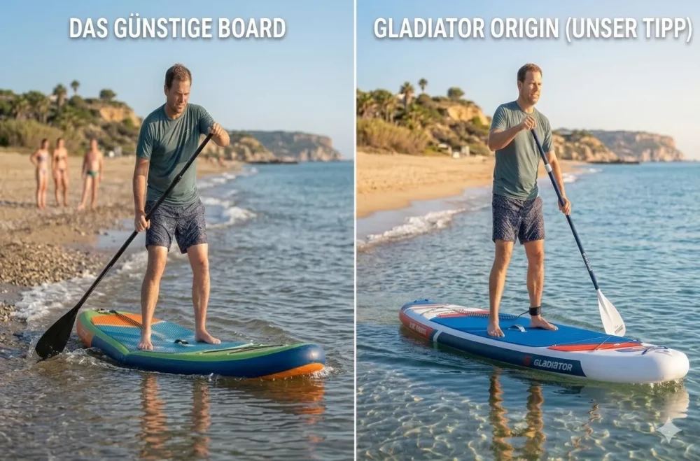 Die steifsten SUP Boards in der Einstiegsklasse