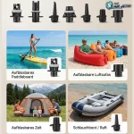 AIR JET SUP Pumpe mit integr. Akku | 20 PSI mit vielen Extras – Bild 6