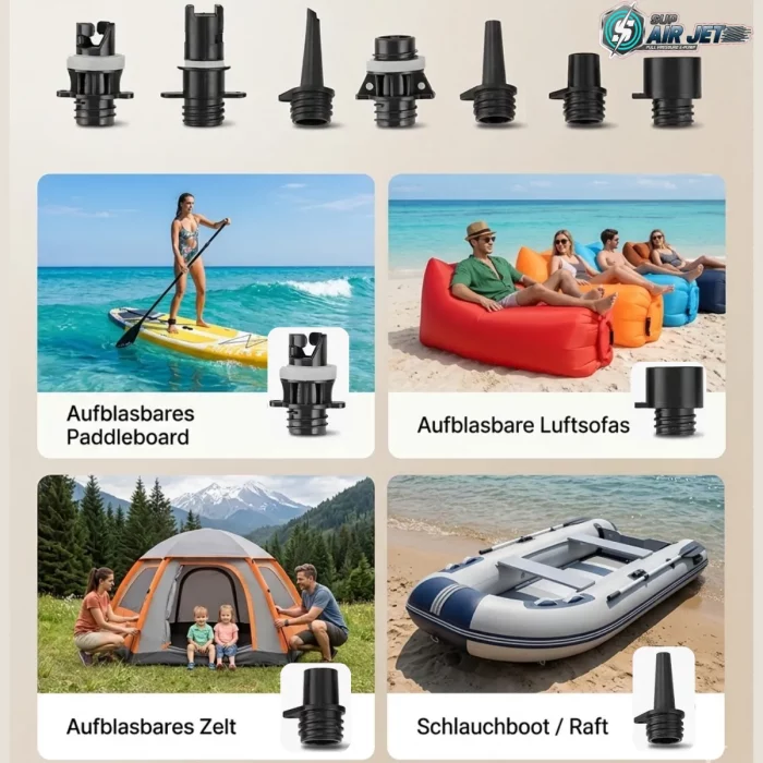 AIR JET SUP Pumpe mit integr. Akku | 20 PSI mit vielen Extras – Bild 6