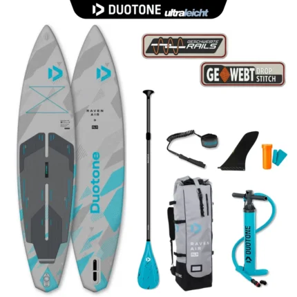Duotone Raven Air 12'6" SLS Tourer SUP Set 2026 [380x81x15cm]