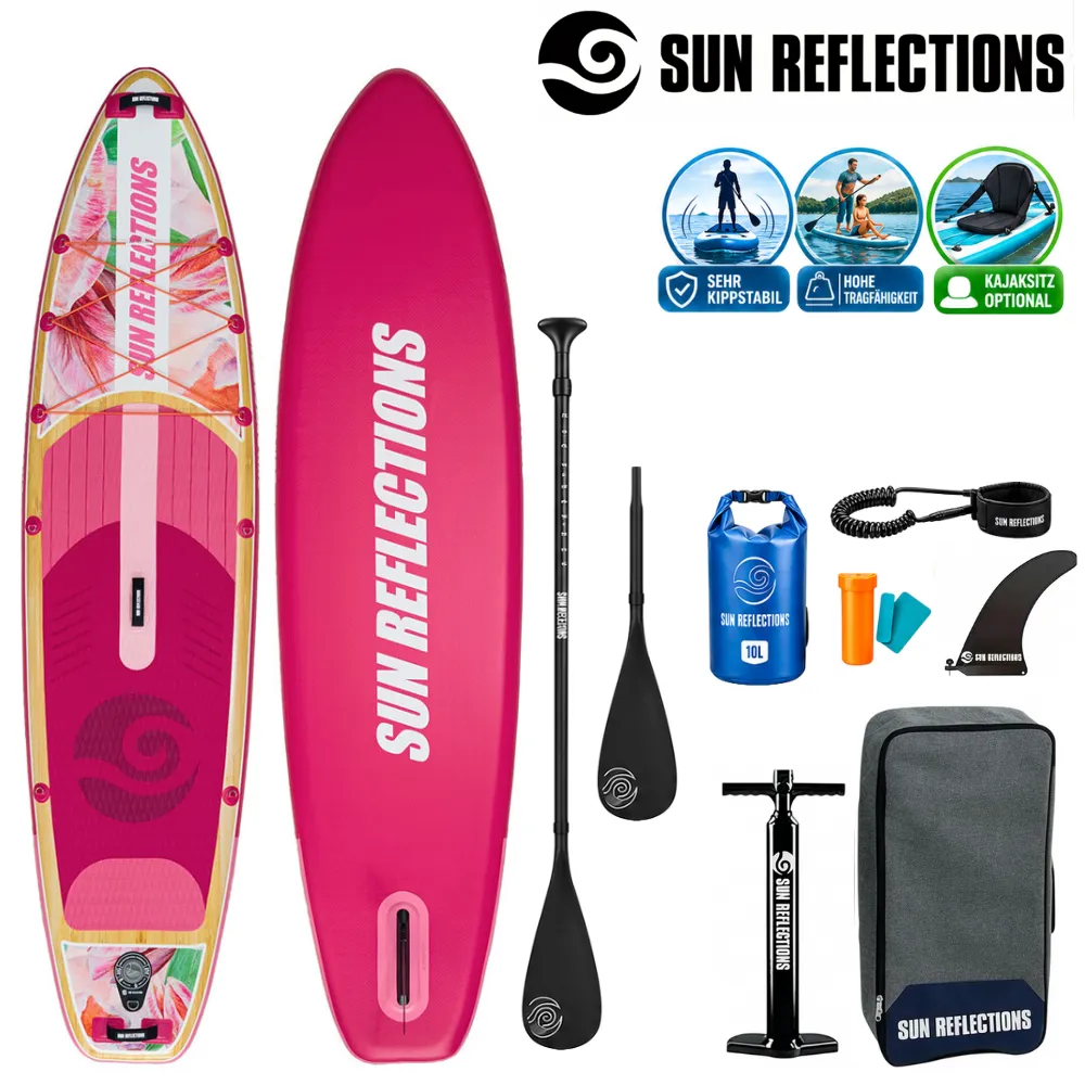 Sun Reflections 10.8 Soft Blush SUP Board 2027 mit Zubehör