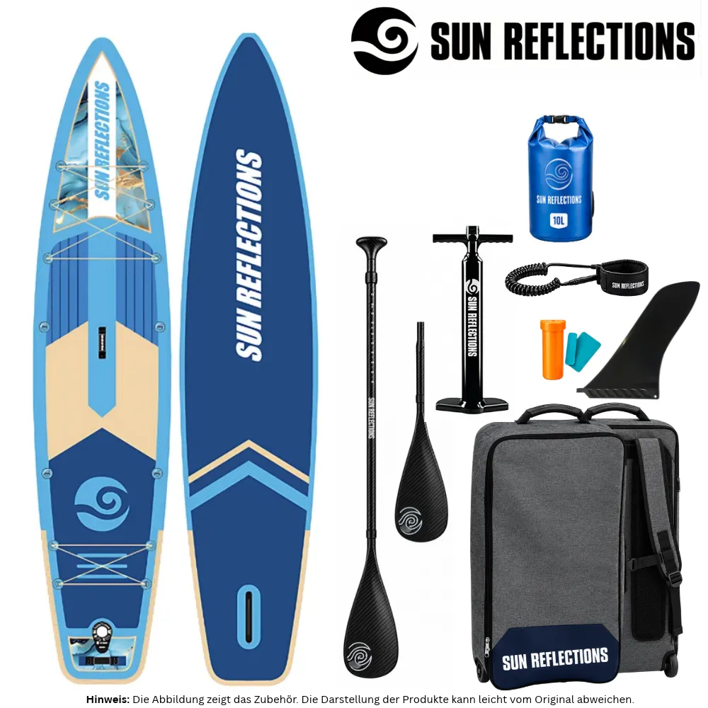 Sun Reflections Prime Touring 11.6 Orange SUP Board 2027 mit Zubehör