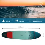 WattSUP F12 11.0  SUP Board Set [366x84x15cm] Komplettset – Bild 5